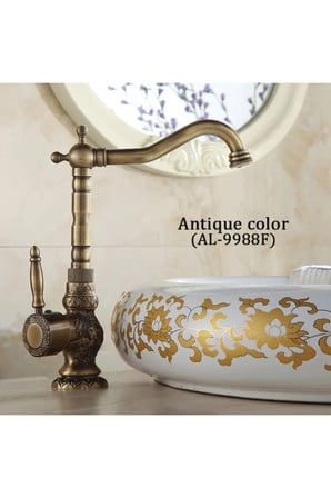 Banyo Lavabo Bataryası Antik Çanak Lavabo Uyumlu Uzun Model Yeni 7 Yıl Garantili