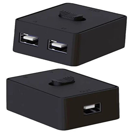 4559 2 Port Usb 2.0 To KVM Switch Çoklu Pc Kasa Çoklayıcı Hub Anahtar