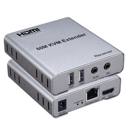 4k Uhd 60 Metre Kvm Swi̇tch HDMI Extender Cat5-6 (Uzatici)