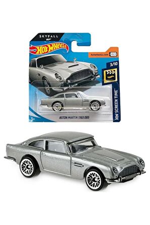 Hot Wheels Aston Martin 1963 DB5 Silver (1/64) James Bond 007 Skyfall (2018 Serisi) 