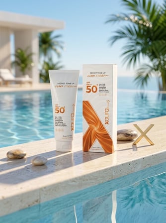 XAura Beauty Secret Tone-Up Güneş Kremi SPF 50+ PA++++ Aydınlatıcı 70 ml
