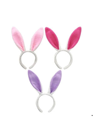 Peluş Tavşan Taç 6 LI