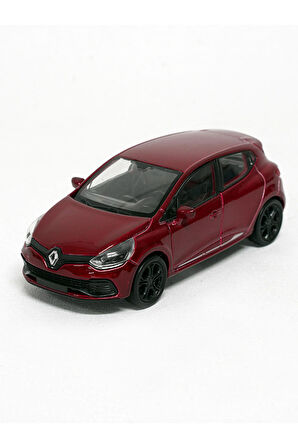 1:36 Ölçek Diecast Çek-bırak Renault Clio Rs -kırmızı Renault Clio Rs