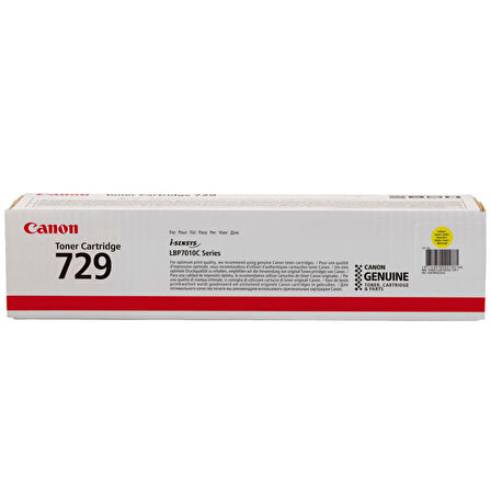 Canon CRG-729Y Sarı Orjinal Toner