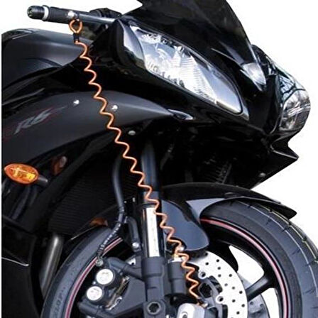 Motosiklet Disk Kilidi Hatırlatma Kablosu Sarı