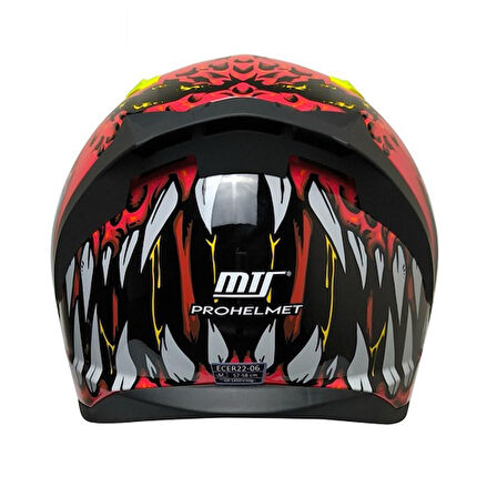 MTS 801 Demon Full Face Motosiklet Kaskı