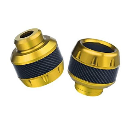 Motosiklet Teker Koruma Takozu 2'li Gold