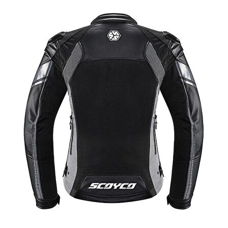 Scoyco JK152W 4 Mevsim Kadın Motosiklet Montu Gri