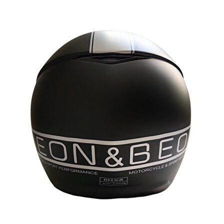 Beon B217 Çenesiz Vizörlü Yazlık Kask Mat Siyah/Gri