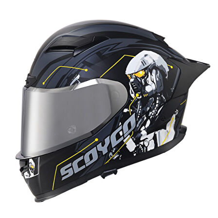 Scoyco FF-871 Cyber Full Face Motosiklet Kaskı