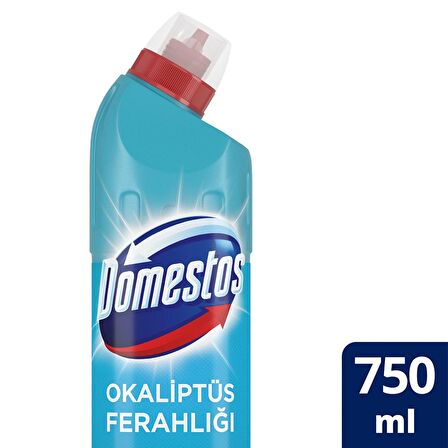 Domestos Yoğun Kıvamlı Çamaşır Suyu Okaliptüs Ferahlığı 750 ml x 3 Adet