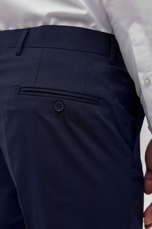 Bol Kalıp Geniş Paça Premium Kalite Siyah Düz Erkek Kumaş Pantolon