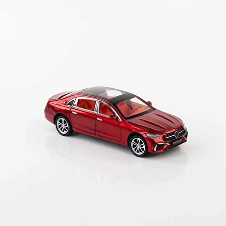 1:24 Ölçek 4 Kapısı Kaput ve Bagajı Açılan Diecast Model Araba