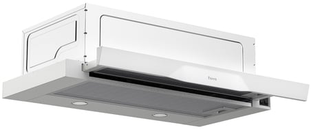 Ferre QBL62CB - SS206 -D037 60 cm Beyaz Cam Turbolu Aspiratörlü Ankastre Set - Yeni 