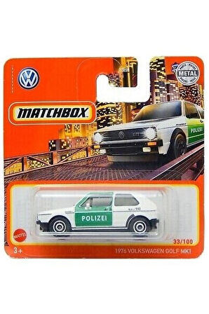 Matchbox -  1976 Volkswagen Golf Mk1 - Polis (1/64) 2021 Üretim