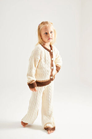 KIZ ÇOCUK %100 PAMUKLU TRİKO 2'Lİ ALT - ÜST TAKIM 