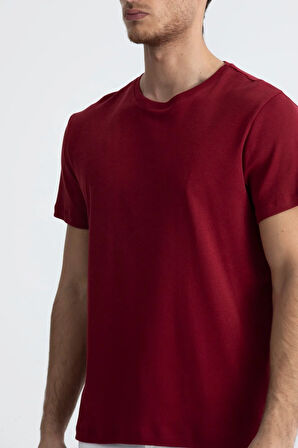 Bisiklet Yaka Basic T-shirt