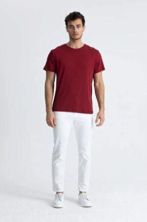 Bisiklet Yaka Basic T-shirt