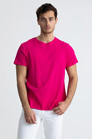 Bisiklet Yaka Basic T-shirt 