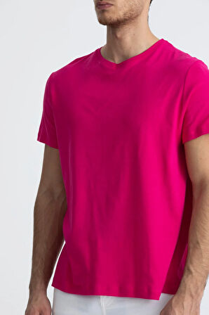 Bisiklet Yaka Basic T-shirt 