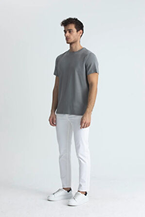 Bisiklet Yaka Basic T-shirt