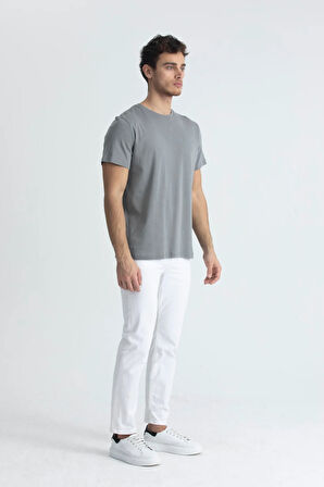 Bisiklet Yaka Basic T-shirt