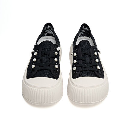 Bağcıklı Fileli Günlük Kadın Sneaker