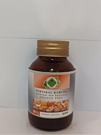 Portakal Kabuğu Toz Ekstresi 90 Gr Cam Kavanoz