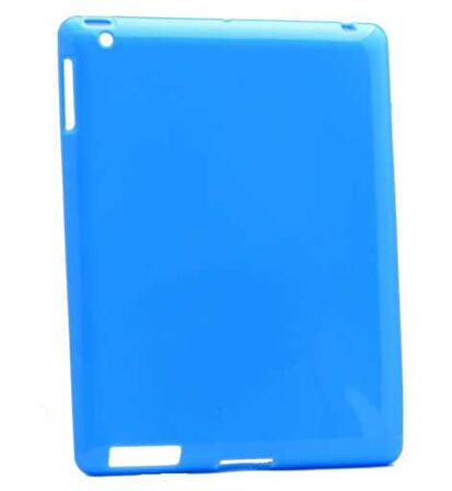 Apple iPad 2 3 4 Kılıf Fuchsia Tablet Süper Silikon Kapak