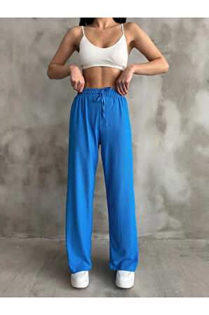 Skyler Beli & Paçası Lastikli Palazzo Pantolon TNS-4381