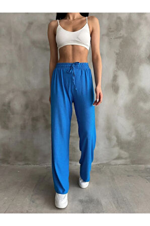 Skyler Beli & Paçası Lastikli Palazzo Pantolon TNS-4381