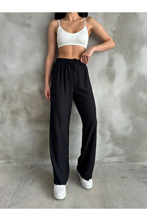 Skyler Beli & Paçası Lastikli Palazzo Pantolon TNS-4381