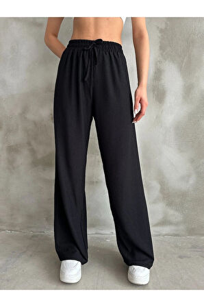 Skyler Beli & Paçası Lastikli Palazzo Pantolon TNS-4381