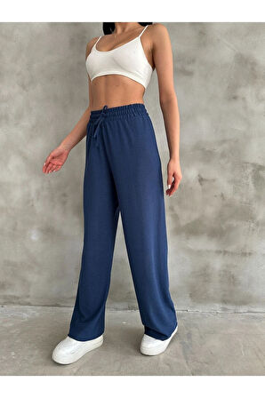 Skyler Beli & Paçası Lastikli Palazzo Pantolon TNS-4381