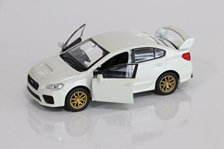 Welly 1:36 Subaru İmpreza Wrx Diecast Model Araba Beyaz