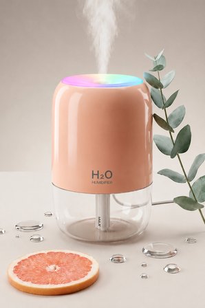 Taşınabilir Mini USB Hava Nemlendirici & Aroma Difüzör - Araç, Ofis ve Bebek Odası İçin Sessiz Buhar Üfleyici