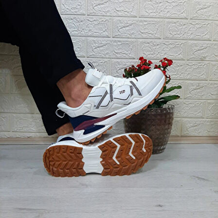 M.P. 1642 Beyaz Memoryfoam Kaydırmaz Rahat Spor Ayakkabı