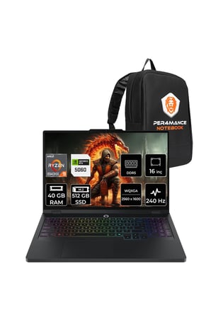 Legion Pro 5 R9 8940HX 40GB 512GB SSD RTX5060/8GB 115W 16" QHD+ 240Hz FDOS Gaming Laptop