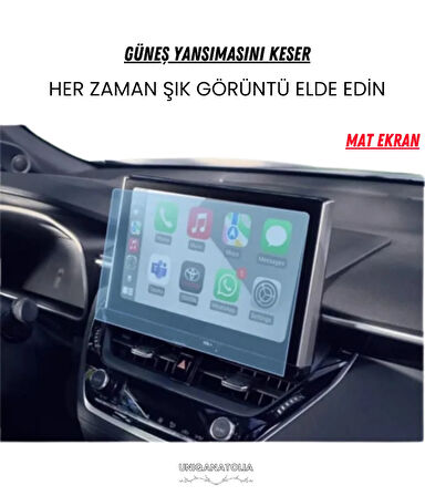 Toyota Corolla Cross 2022-2023 Navigasyon ve Multimedya Uyumlu Mat Ekran Koruyucu