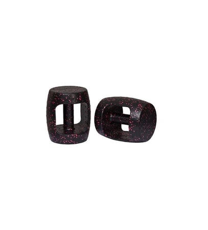 Özel Üretim Vücut Antrenman Fizik Pool Dumbbell 30 mm Siyah-Pembe