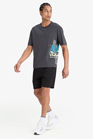 DeFactoFit NBA Boston Celtics Oversize Geniş Kalıp Bisiklet Yaka Kısa Kollu Tişört E0130AX25SPAR231