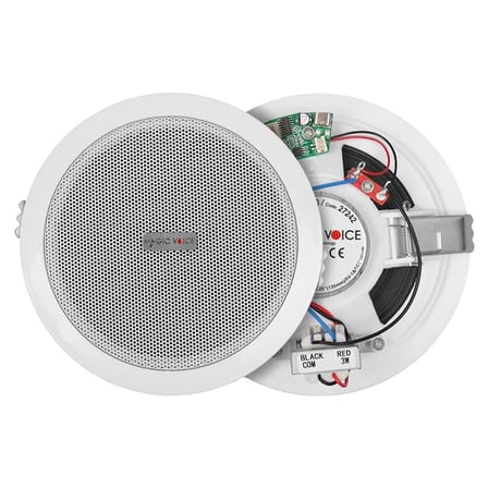 MagicVoice TPI-350 5.25’’ (13.5 CM) Hat Trafolu Alçıpan/Asma Tavan Tipi Hoparlör (6W RMS - MP3 USB Uyumlu) - Beyaz
