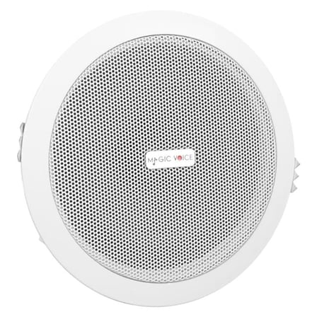 MagicVoice TPI-350 5.25’’ (13.5 CM) Hat Trafolu Alçıpan/Asma Tavan Tipi Hoparlör (6W RMS - MP3 USB Uyumlu) - Beyaz