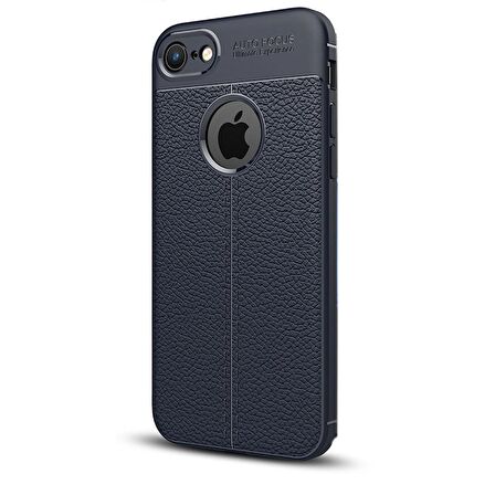 Gpack Apple iPhone 6 Plus Kılıf Niss Silikon Deri Görünümlü