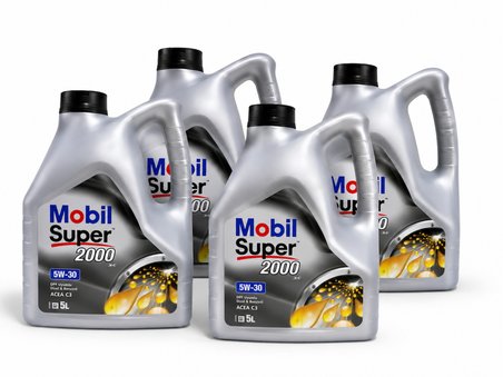 MOBİL SÜPER 2000 XE ACEA C3 5W-30 DPF MOTOR YAĞI 5 Litre x 4