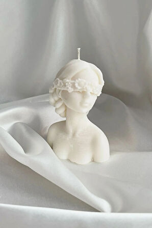 Kadın Figürlü Dekoratif Kokulu Soya Mumu