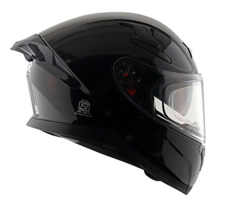 AXOR Apex Kask Parlak Siyah- Pinlock Dahil