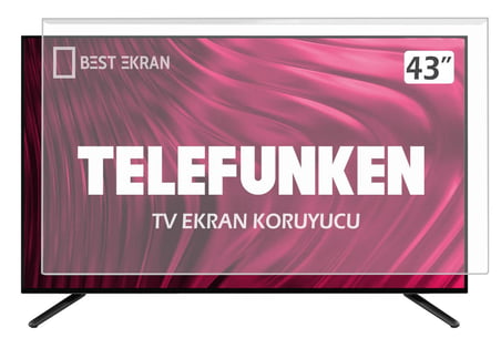 TELEFUNKEN 43TF8560A Tv Ekran Koruyucu - Telefunken 43" inç 109 Ekran Koruyucu