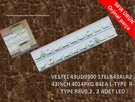 VESTEL 43UD9300, 43UD9350, 43UD9360 LED BAR