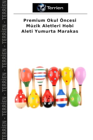 Premium Okul Öncesi Müzik Aletleri Hobi Aleti Yumurta Marakas